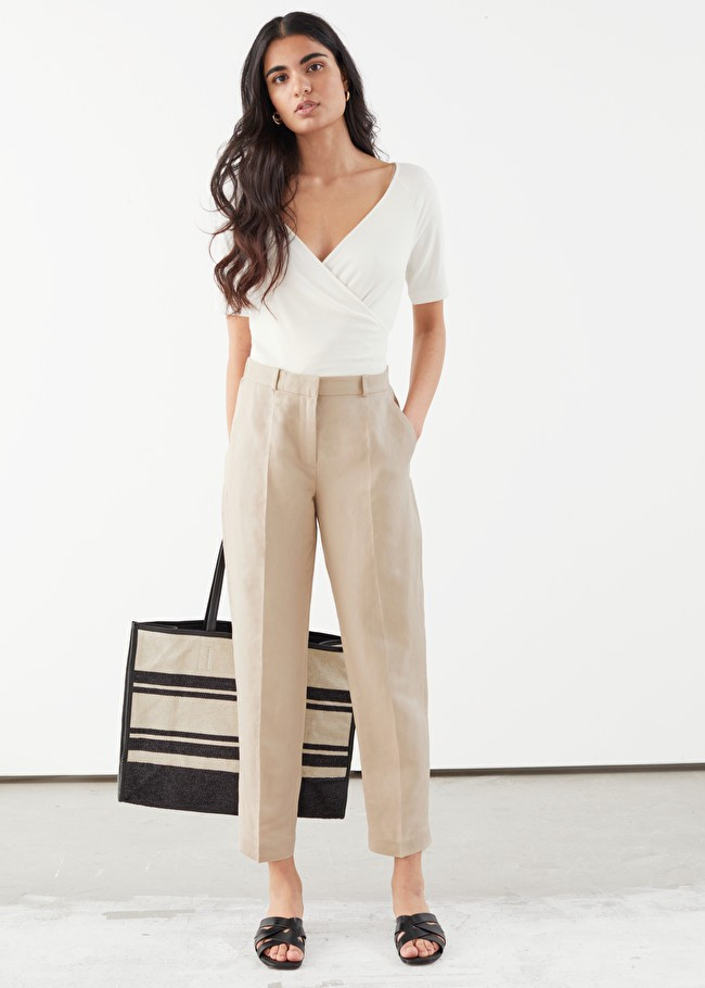 Tapered Cotton Trousers | & Other Stories (EU + UK)