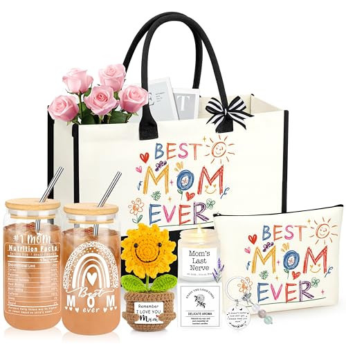 DOGMEM Mothers Day Gifts, Mom Birthday Gift Ideas Basket for Moms Mama Mother from Daughter Son Child, Mothers Day Gifts for Mom, New Moms Gift | Amazon (US)