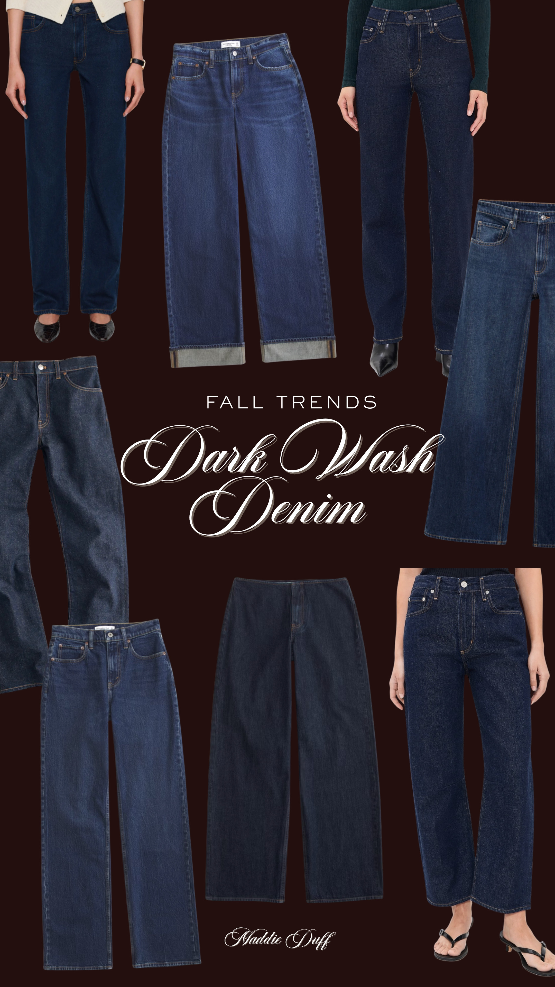 Dark wash denim I'm loving for fall


Fall outfits, fall style, fall trends, outfit idea for fall, affordable style, casual outfit ideas, mom outfits for fall 

 #LTKootd