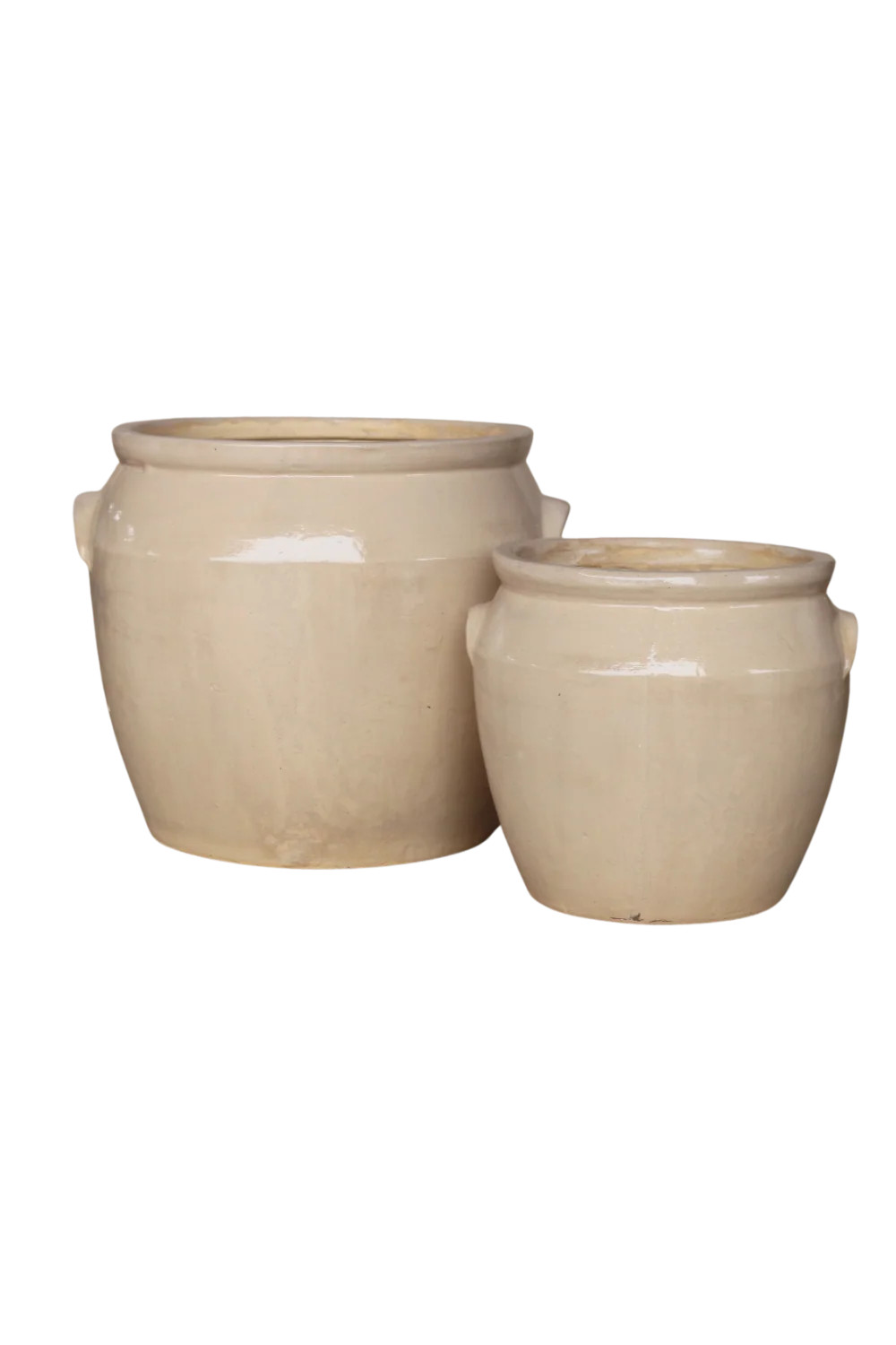 French Replica Cream Glazed Confit Crock Pot | By Luxe B Co. | Luxe B Co