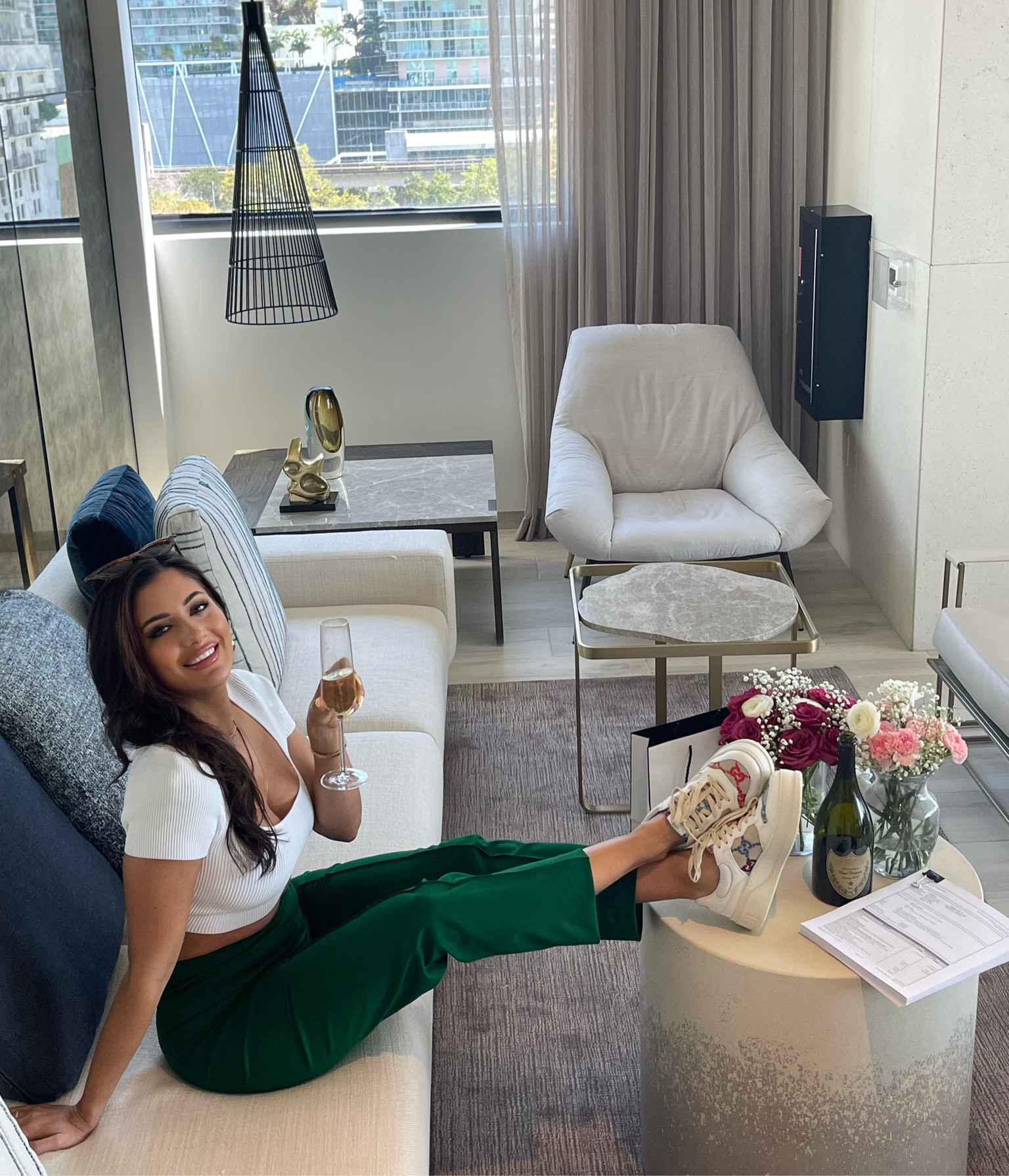 Had to channel some boss Bî+€h energy today for closing on a home! 🥂💚🏡 

#LTKworkwear #LTKshoecrush #LTKstyletip