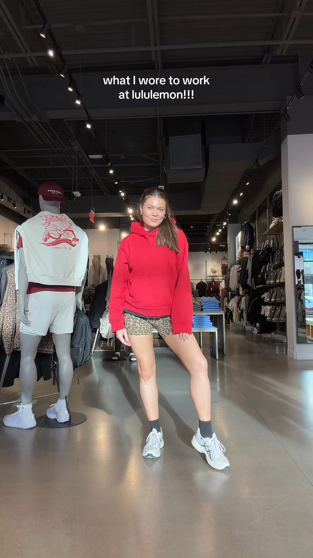 Lululemon leopard print align shorts and Oxford red steady state super loft hoodie! Pro tip since the shorts are sold out have the leggings hemmed to shorts!

#LTKdayinmylife #LTKgrwm #LTKActive
