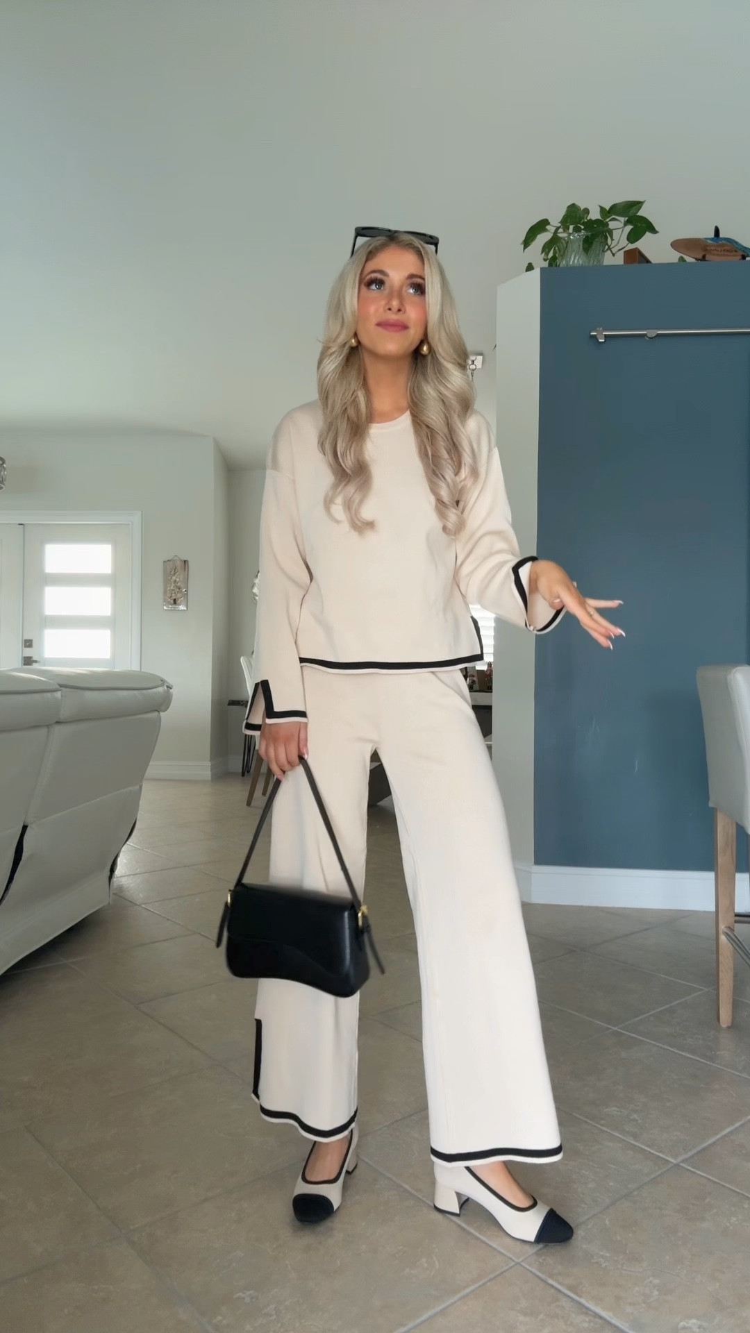 Old money outfit, old money aesthetic, two piece set, two toned set, Amazon fashion finds, winter loungewear, holiday outfit, retro black sunglasses, beige aesthetic, black handbag, two toned kitten heels, viral kitten heels, matching outfit, matching sets, Amazon cyber monday, LTK cyber monday, preppy outfit

#LTKHoliday #LTKCyberWeek #LTKshoecrush