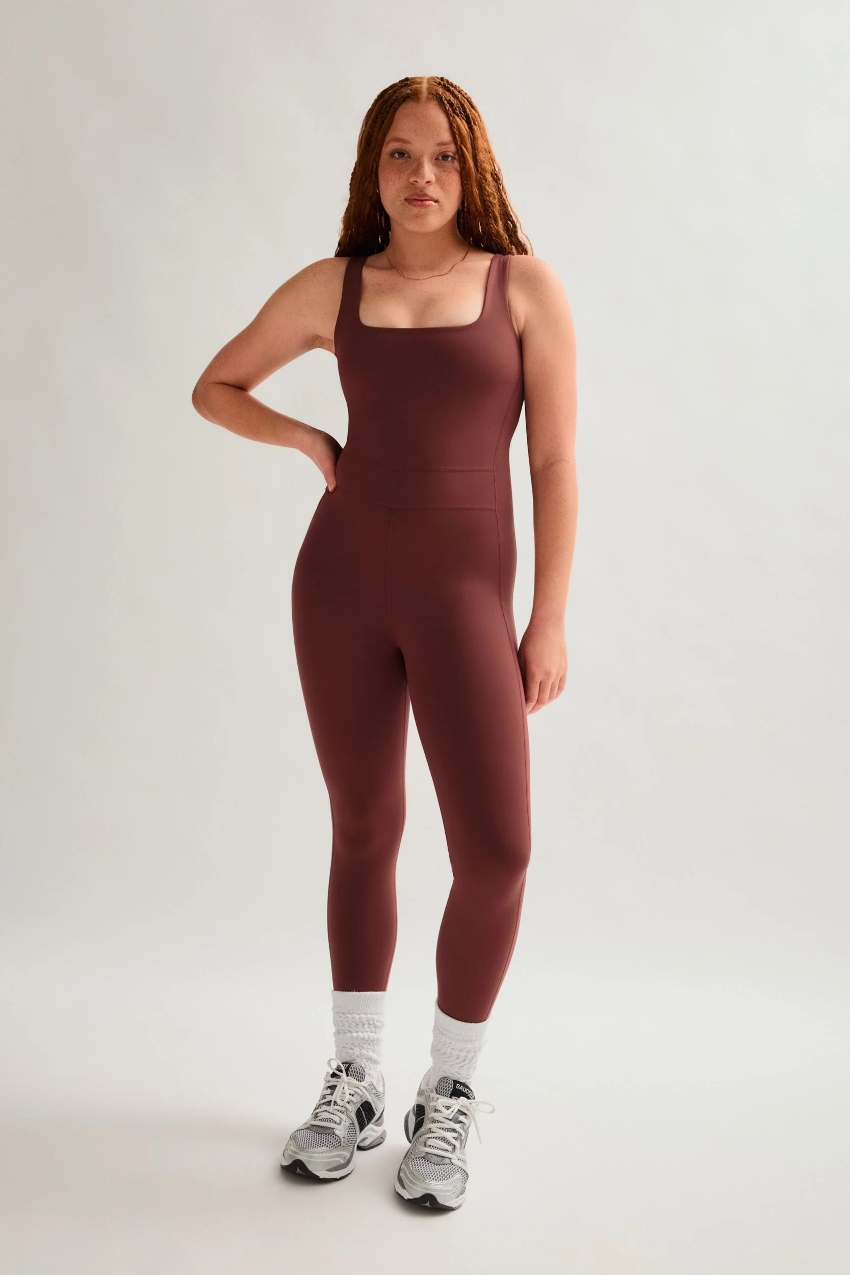 Kona Luxe Paneled Unitard | Girlfriend Collective