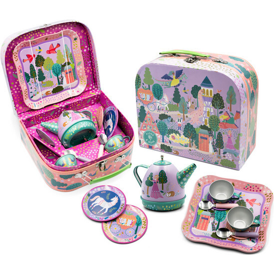 Fairy Tale 11pc Musical Tin Tea Set | Maisonette