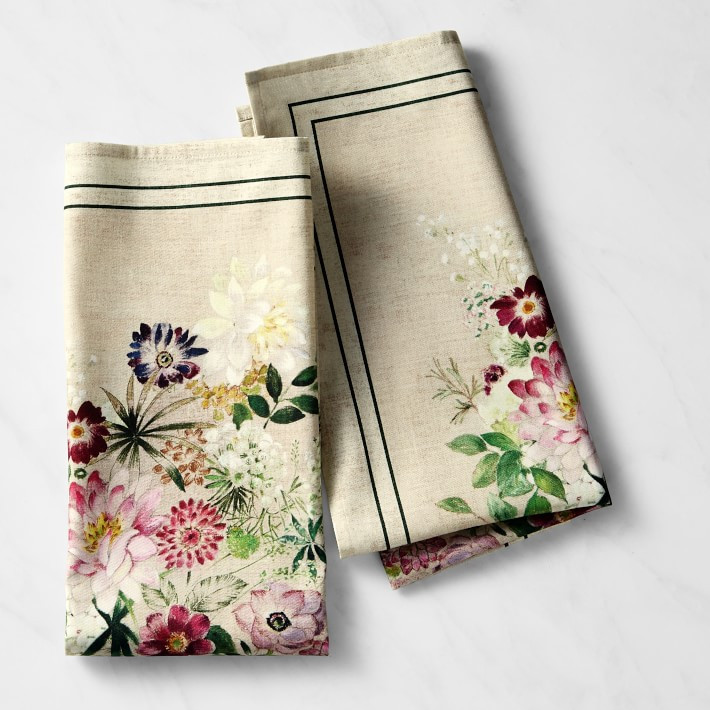 La Vie en Rose Towels, Set of 2 | Williams-Sonoma