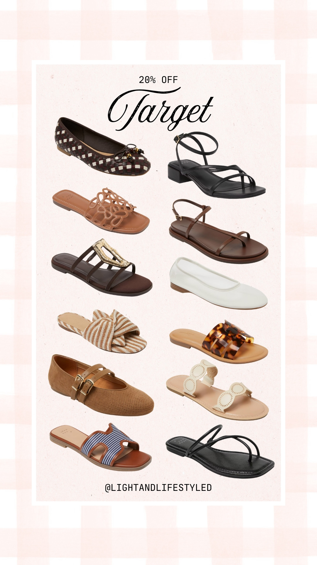 Target shoes are 20% off and there are so many cute sandals, flats, and everyday pairs for spring and summer!!!

#LTKSeasonal #LTKSaleAlert #LTKOver40