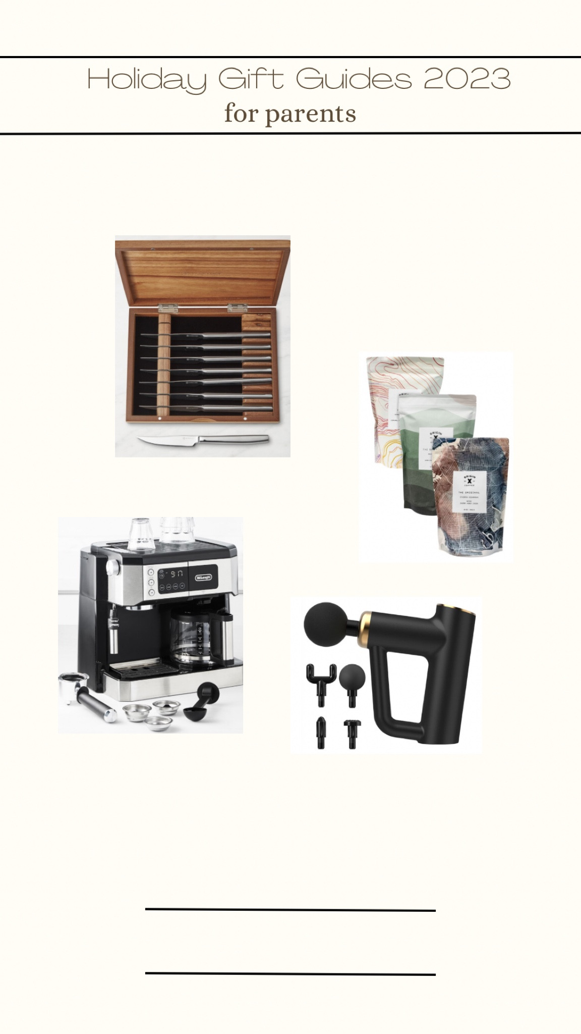 Holiday Gift Guides — for parents 

#LTKHoliday #LTKGiftGuide #LTKCyberWeek