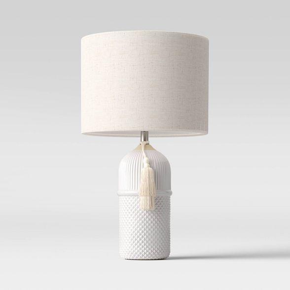 Large Assembled Ceramic Table Lamp (Includes LED Light Bulb) White - Opalhouse™ | Target