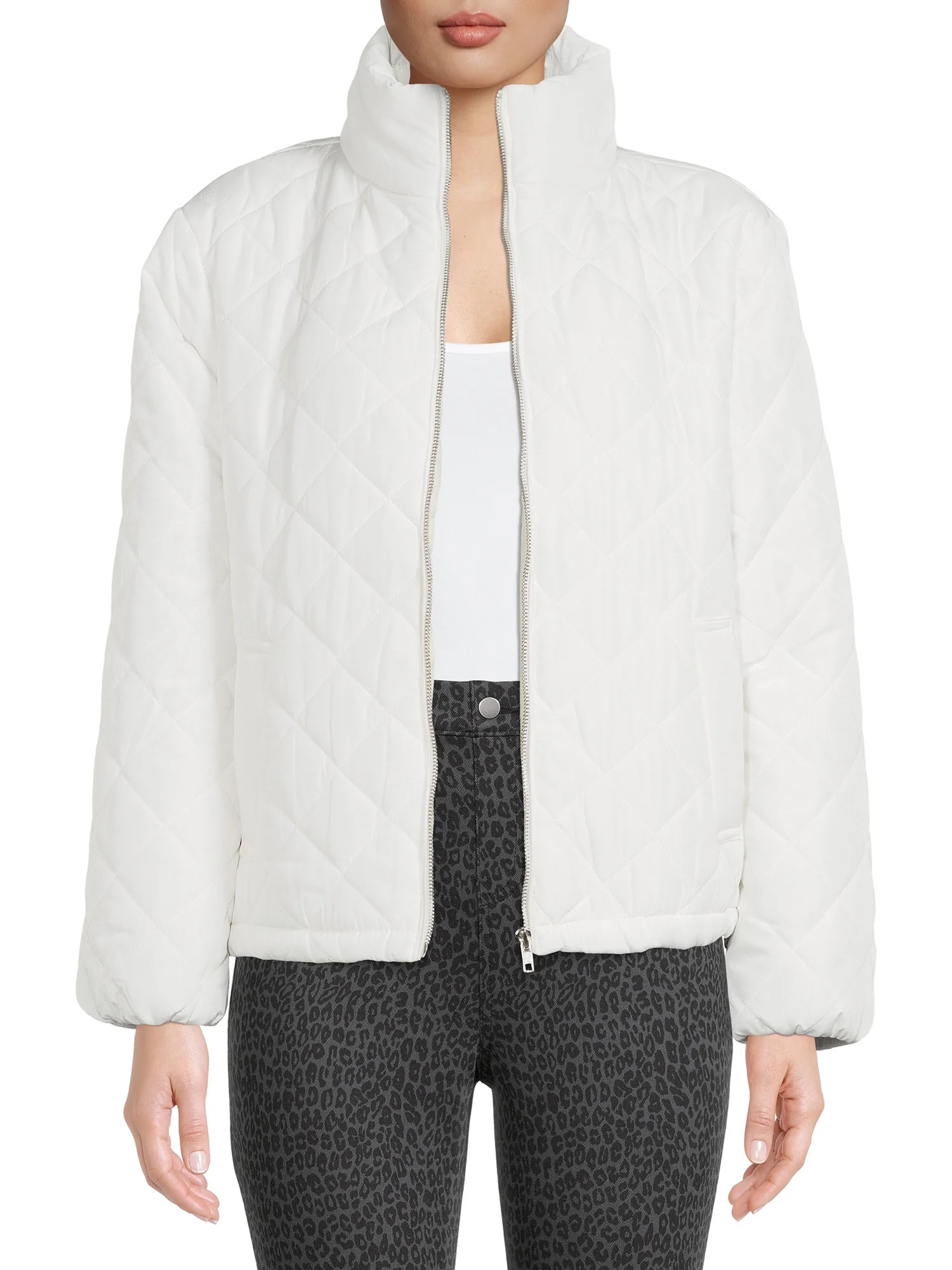 Jason Maxwell Women's Quilted Puffer Jacket | Walmart (US)