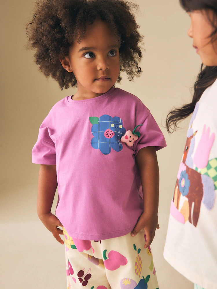 Purple/Green Top & Trousers Set 2 Pack (3mths-7yrs) | Next US