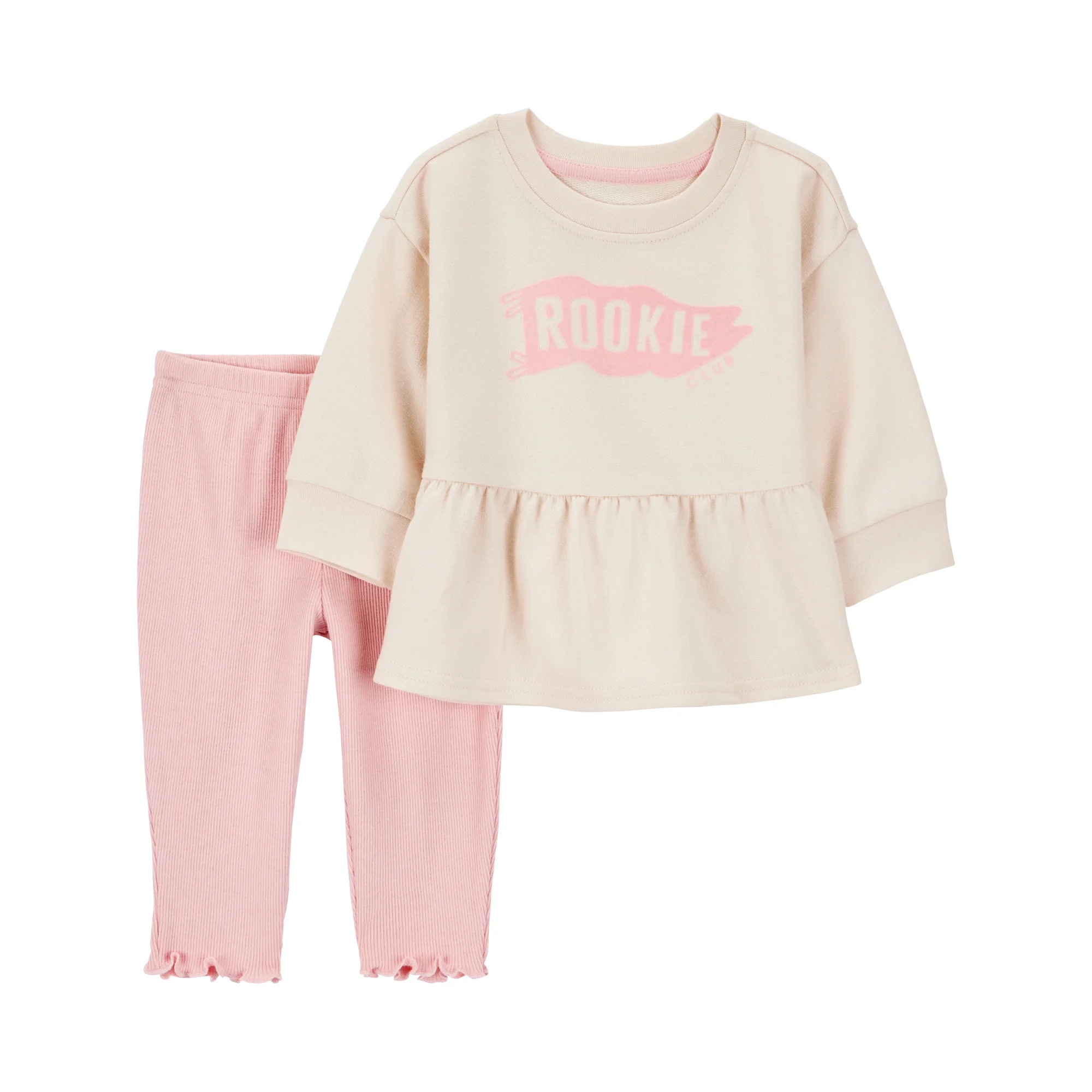 Carter's Child of Mine Baby Girl Outfit Set, 2-Piece, Sizes 0/3-24 Months | Walmart (US)