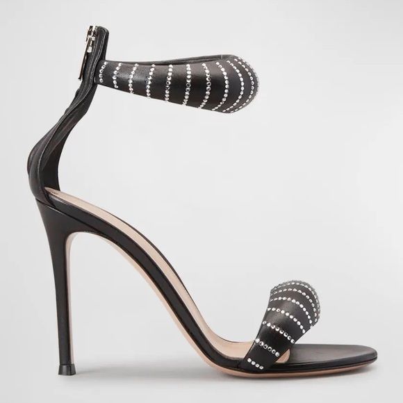 Gianvito Rossi
Bijoux Crystal Napa Ankle-Cuff Sandals | Poshmark