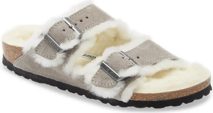 Arizona Genuine Shearling Lined Slide Sandal (Women) | Nordstrom