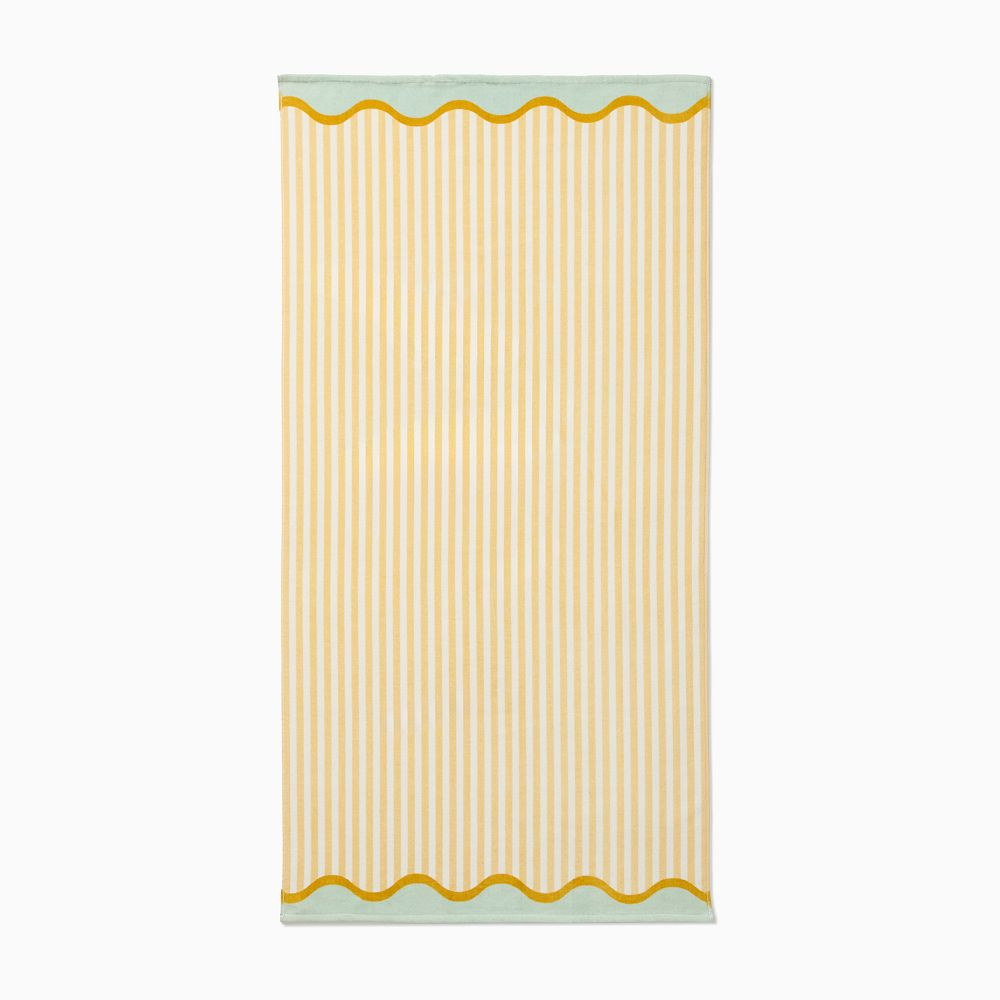 Wiggle Edge Beach Towel | West Elm (US)