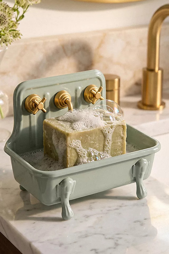 Claw Foot Metal Sink Soap Dish | Anthropologie (US)