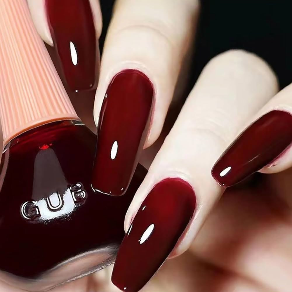 Major Dijit Quick Dry Nail Polish Cherry Summer Nail Lacquer for Nail Art Regular Nail Polish 0.4... | Amazon (US)