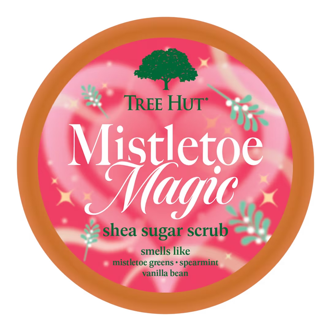 Tree Hut Mistletoe Magic Shea Sugar Scrub, 18 oz - Walmart.com | Walmart (US)