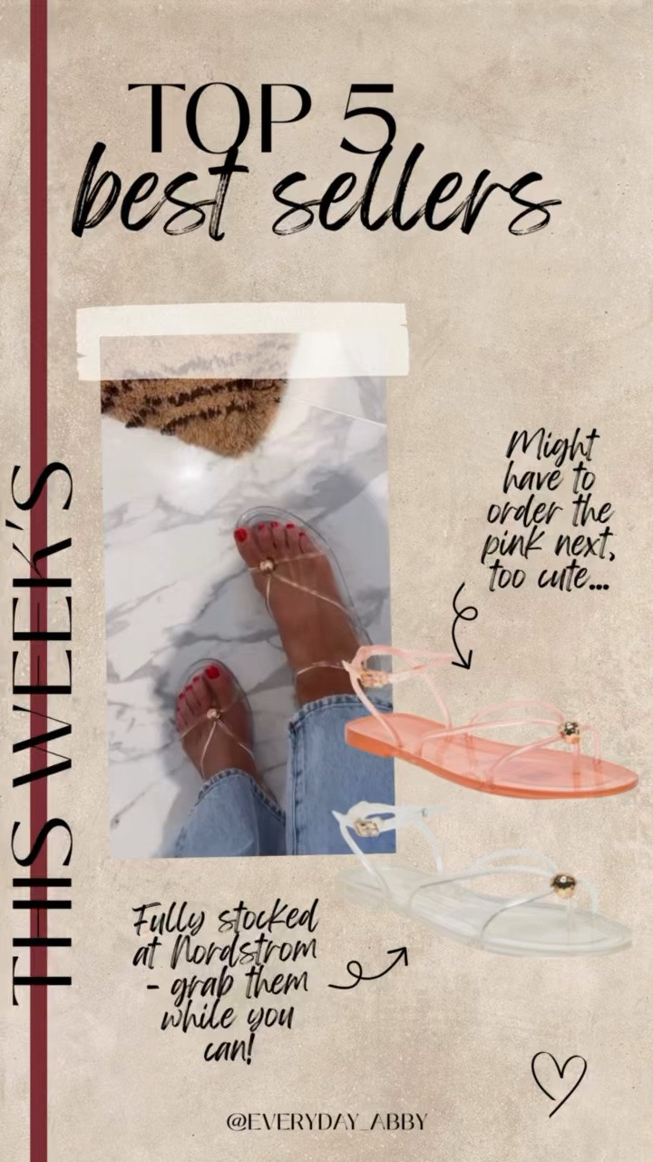 You guys can’t get enough of these jelly’s and neither can I! Might be ordering the pink 👀🛍️

#LTKgrwm #LTKootd