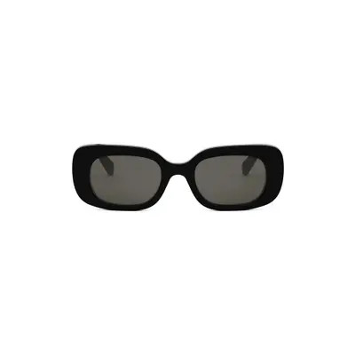 CELINE Bold 3 Dots 51mm Rectangular Sunglasses in Dark Havana /Smoke at Nordstrom | Nordstrom