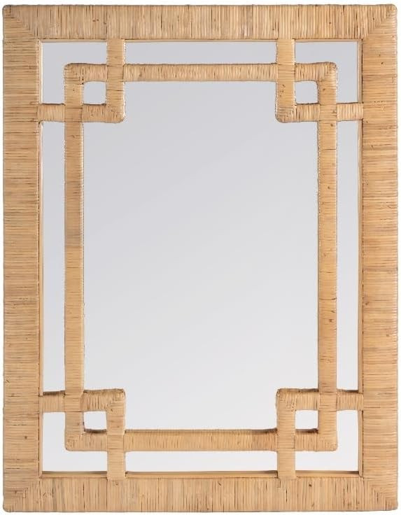 Butler Specialty Company Hana Woven Rattan Wall Mirror - Natural Rattan | Amazon (US)