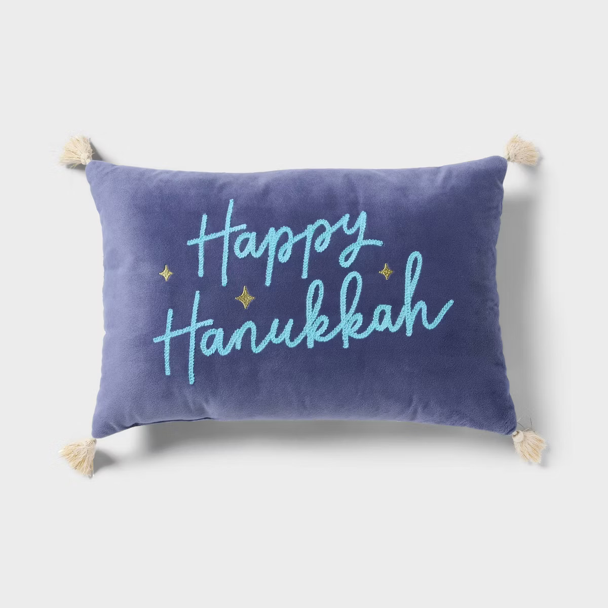 12"x18" Happy Hanukkah Reversible Decorative Pillow - Spritz™ | Target