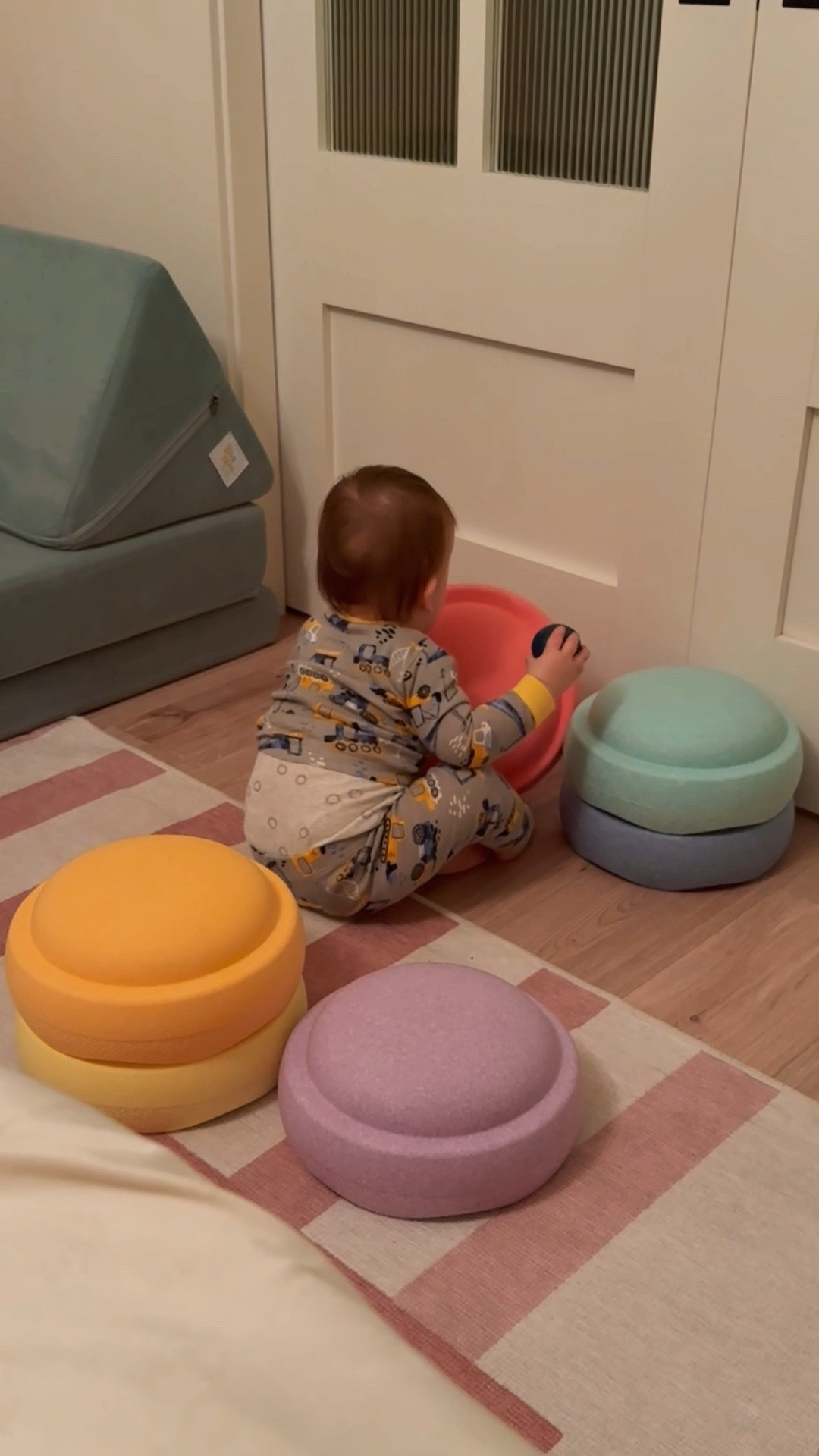 The Staplestein stepping stones are such an amazing toy! He plays with them already (moved them, stacks them, puts things in them), but I know he’ll keep growing into them and find even more ways to play as he gets older! 😍

#LTKBaby #LTKKids #LTKWatchNow