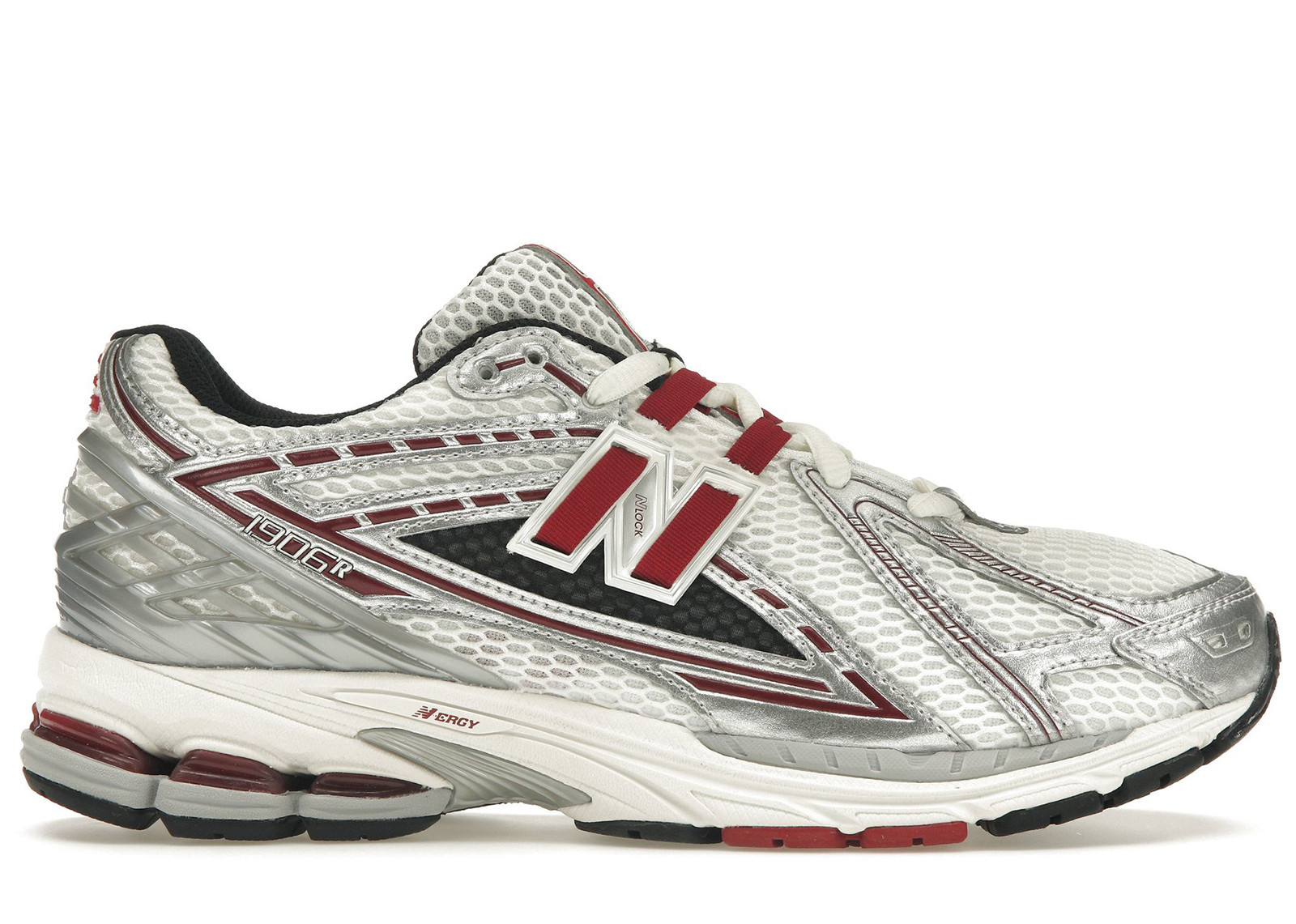 New Balance 1906R Silver Classic Crimson | StockX