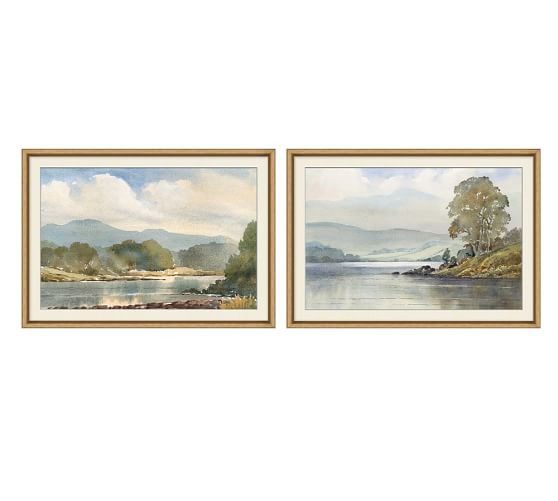 Summer Plein Air Framed Print | Pottery Barn (US)