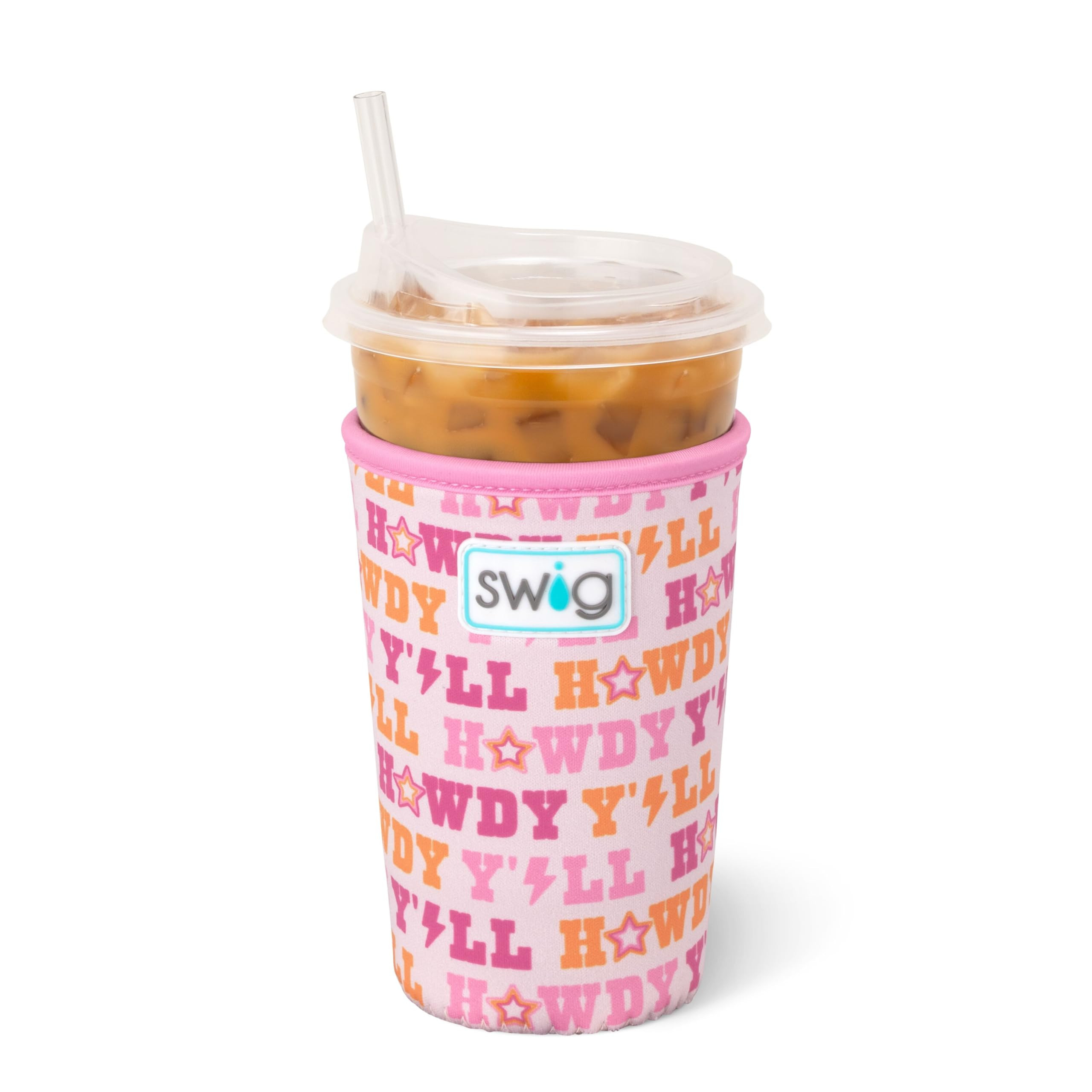 Swig Life Iced Cup Coolie, Standard 22oz Iced Coffee Cup Insulator Sleeve with Handle, Neoprene I... | Amazon (US)