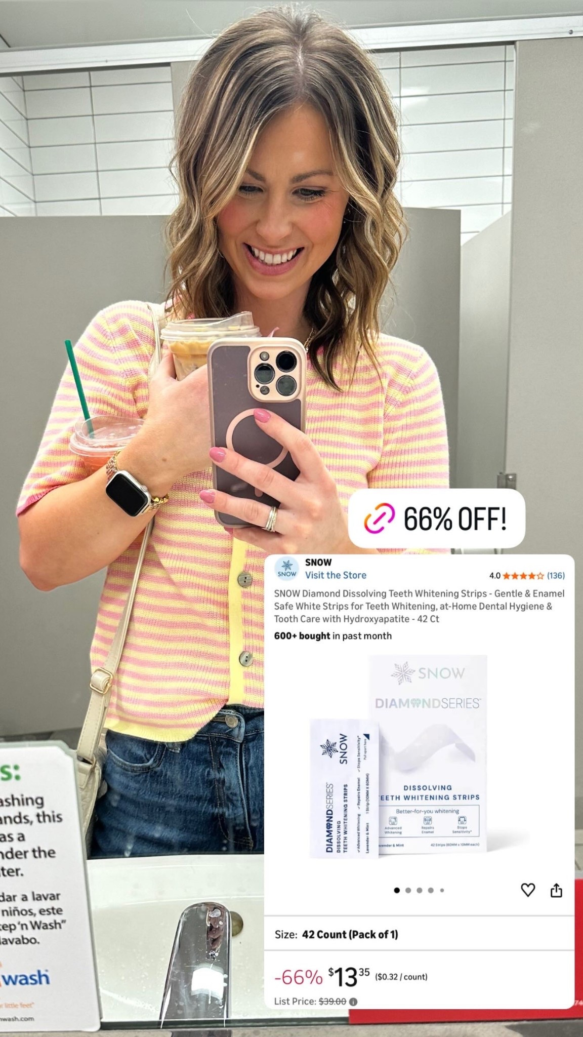 The first time whitening strips have ACTUALLY worked for me 👏🏻👏🏻 on sale for under $15 today on Amazon! 

#LTKBeauty #LTKSaleAlert