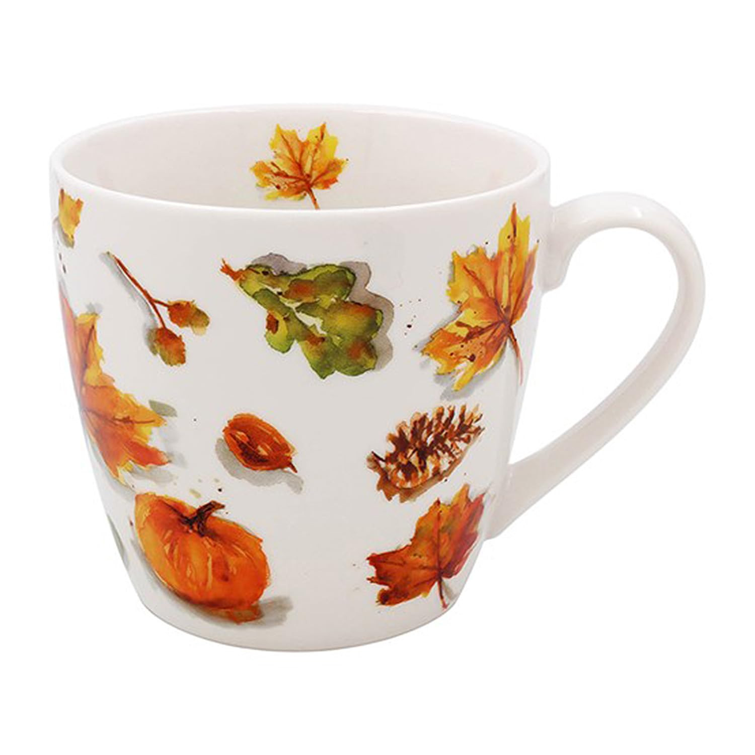 The Leonardo Collection Autumn Leaves Design Fine China Breakfast Mug | Amazon (UK)
