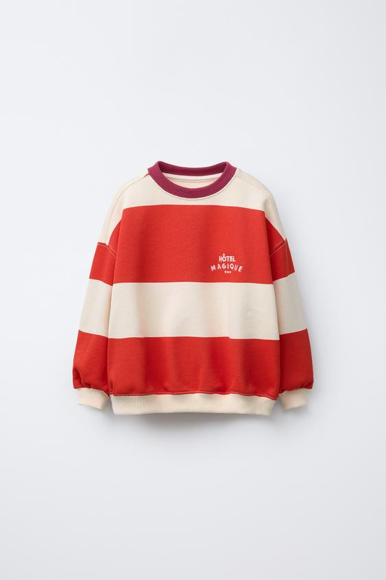HÔTEL MAGIQUE © X ZARA STRIPED SWEATSHIRT | Zara US