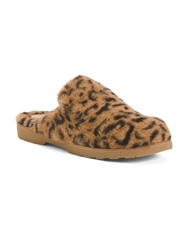 Prime Time Cozy Flat Mules | TJ Maxx