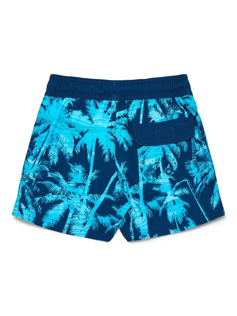 Wonder Nation Boys Quick Dry Stretch Swim Trunks with UPF50, Sizes 4-18 & Husky | Walmart (US)