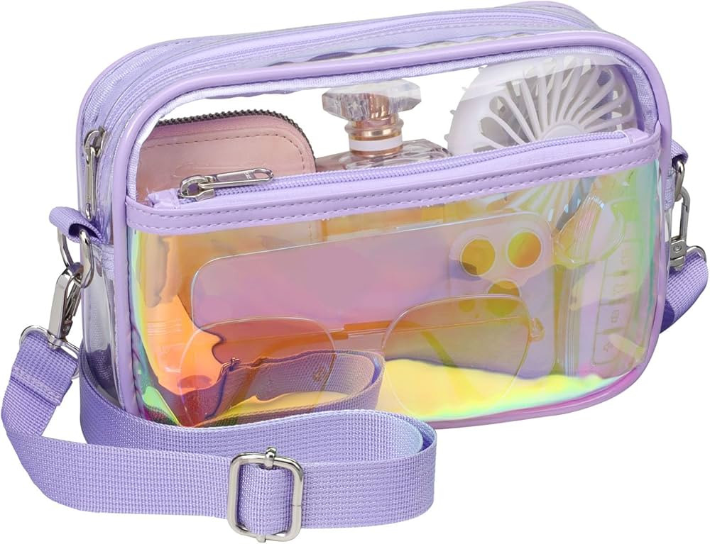 PACKISM Clear Purses for Women Stadium Clear Bag Stadium Approved Crossbody Concerts Bag for Game... | Amazon (US)