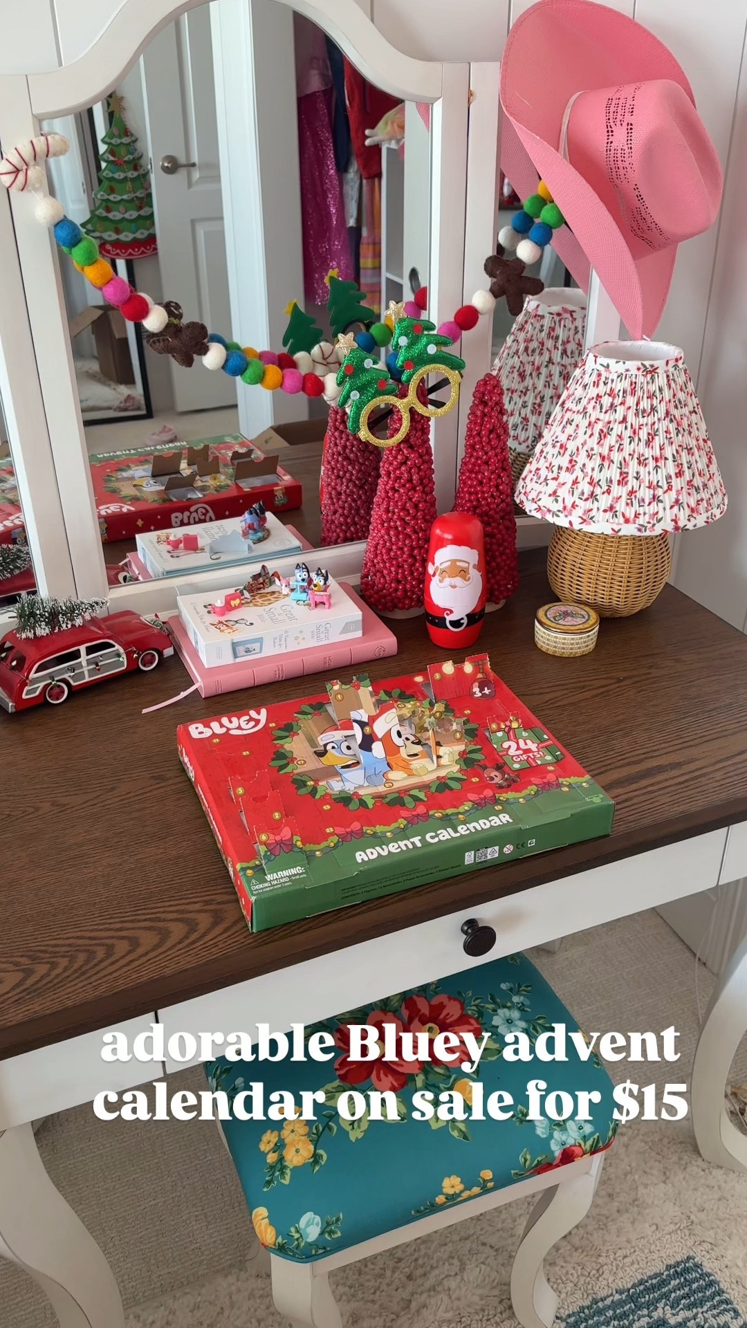 Adorable little bluey advent calendar! Also linking the desk and lamp  

#LTKHoliday #LTKKids #LTKSaleAlert