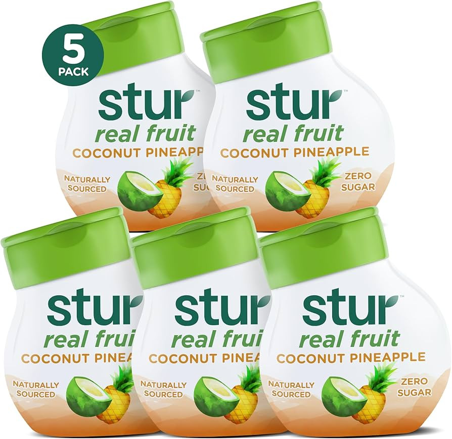 Stur Liquid Water Enhancer | Coconut Pineapple | Naturally Sweetened | High in Vitamin C & Antiox... | Amazon (US)