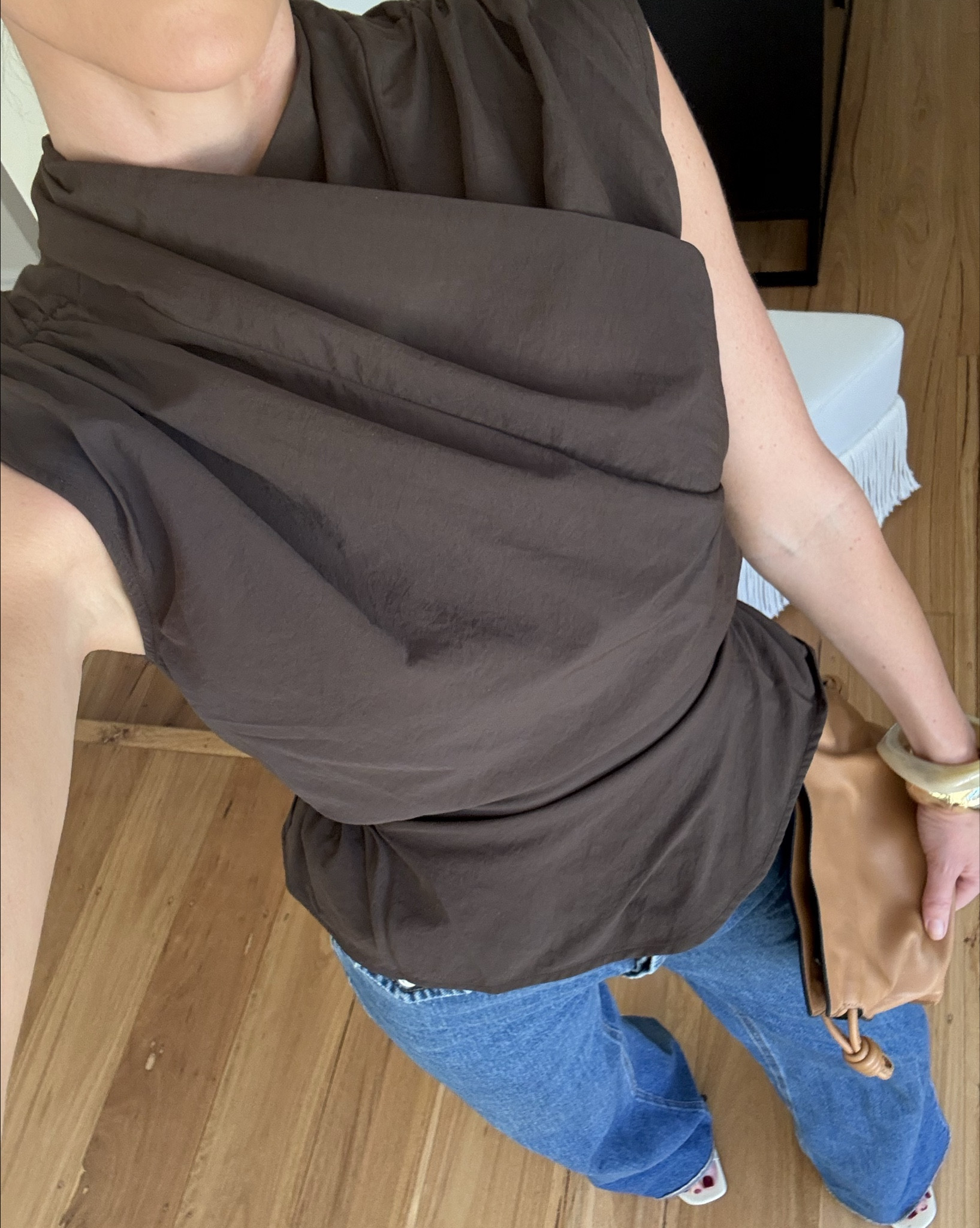 My Favourite  top in a new season colour: Cocoa 

Harris tapper Chamberlain top 
Scanlan Theodore high waisted wide leg jeans in Blue 
Tan leather bag Loewe cat eye

**I’ve linked additional pieces to create a similar look 🤎

#LTKstyletip #LTKspring #LTKaustralia