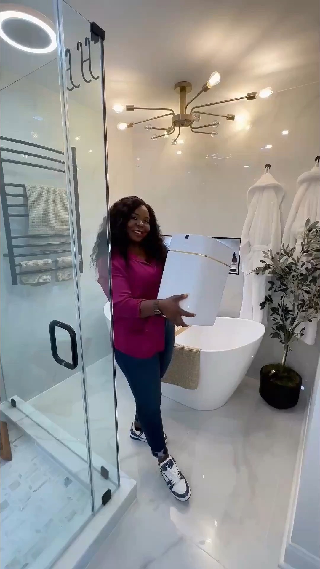This automatic trash can from Amazon is next level. I have one in my bathroom and love it so much I added it to this client transformation. Shop prime day sales 👌🏾

#LTKHome #LTKSaleAlert