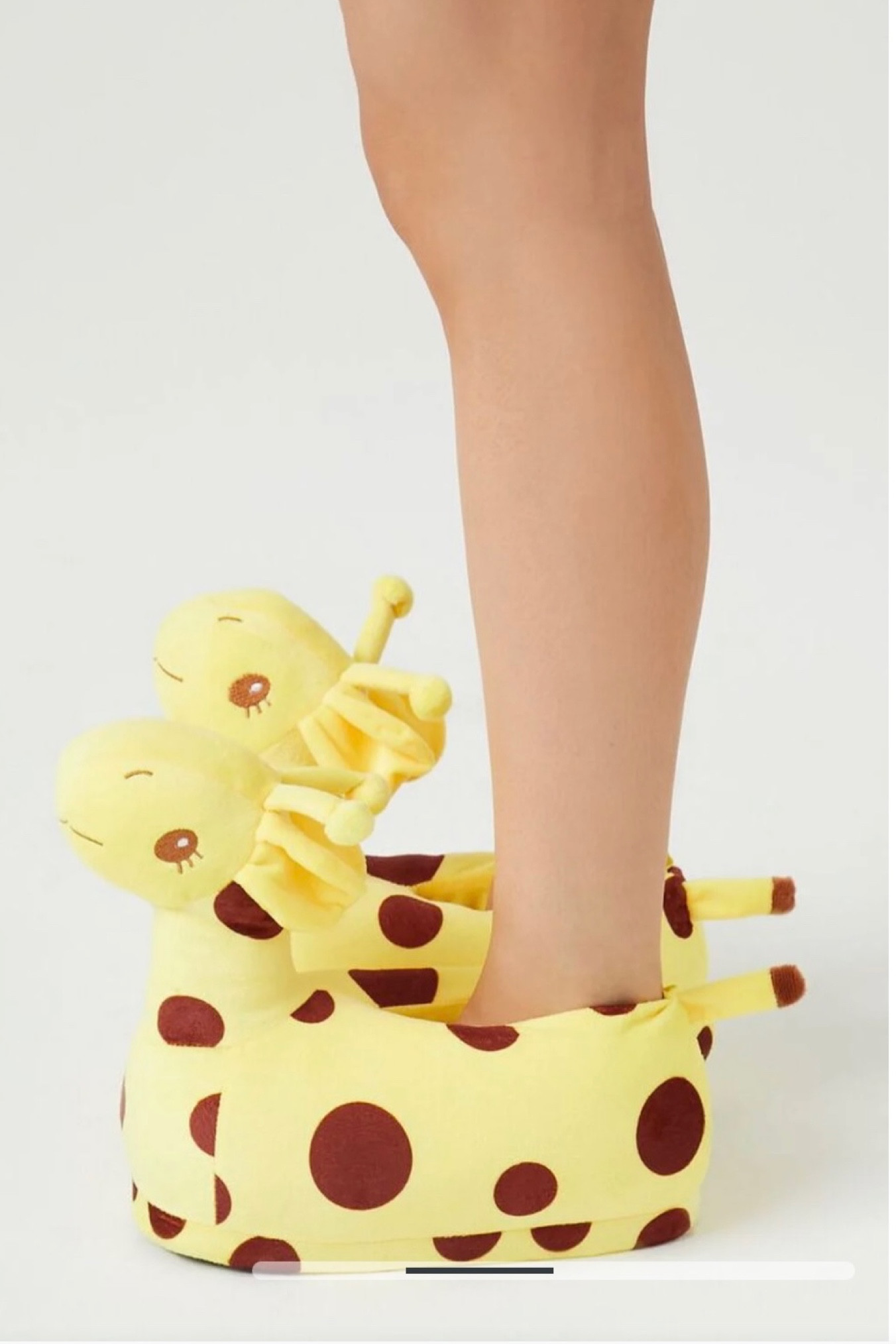 Plush Giraffe House Slippers curated on LTK