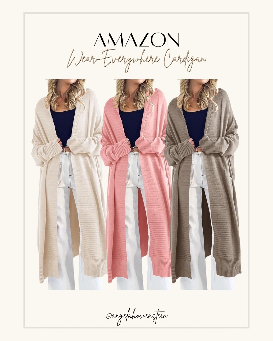 This cardigan is just really good. Soft, cozy, and looks way more expensive than it is. Easy throw-on now, still works into spring. Comes in so many good colors too.

#amazonfinds #amazonfashion #everydaystyle #casualstyle #wardrobestaple #cozystyle #layeringpiece #neutralstyle #classiclook #springlayers #winterlayers



#LTKOver40 #LTKootd #LTKFindsUnder50