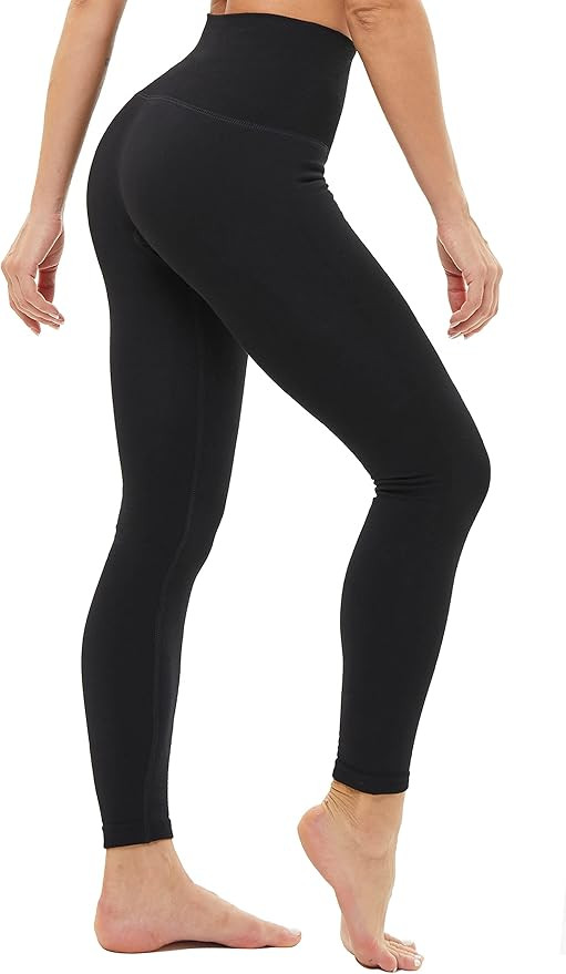 FLINXE Fleece Lined Tummy Control Leggings for Women High Waisted Thick Winter Warm Seamless Slim... | Amazon (US)