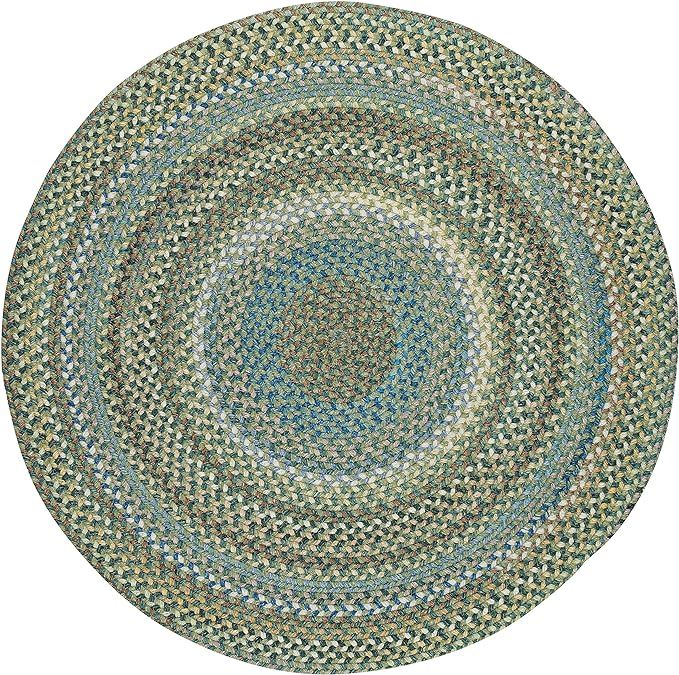 American Heritage Sage 0' 36" Round Braided Rug | Amazon (US)