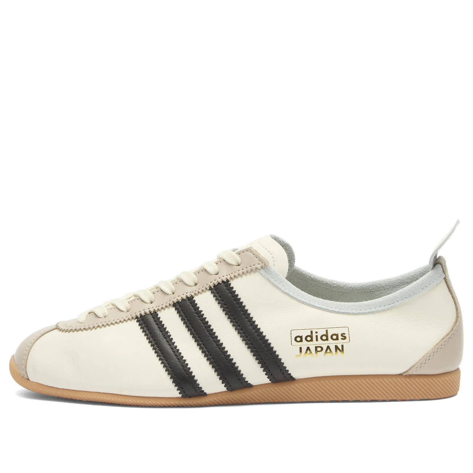 Adidas Men's Japan Sneaker in Off White/Core Black/Wonder Beige, Size UK 10.5 | END. Clothing