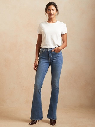 High-Rise Flare Soft Sculpt Jean | Banana Republic (US)