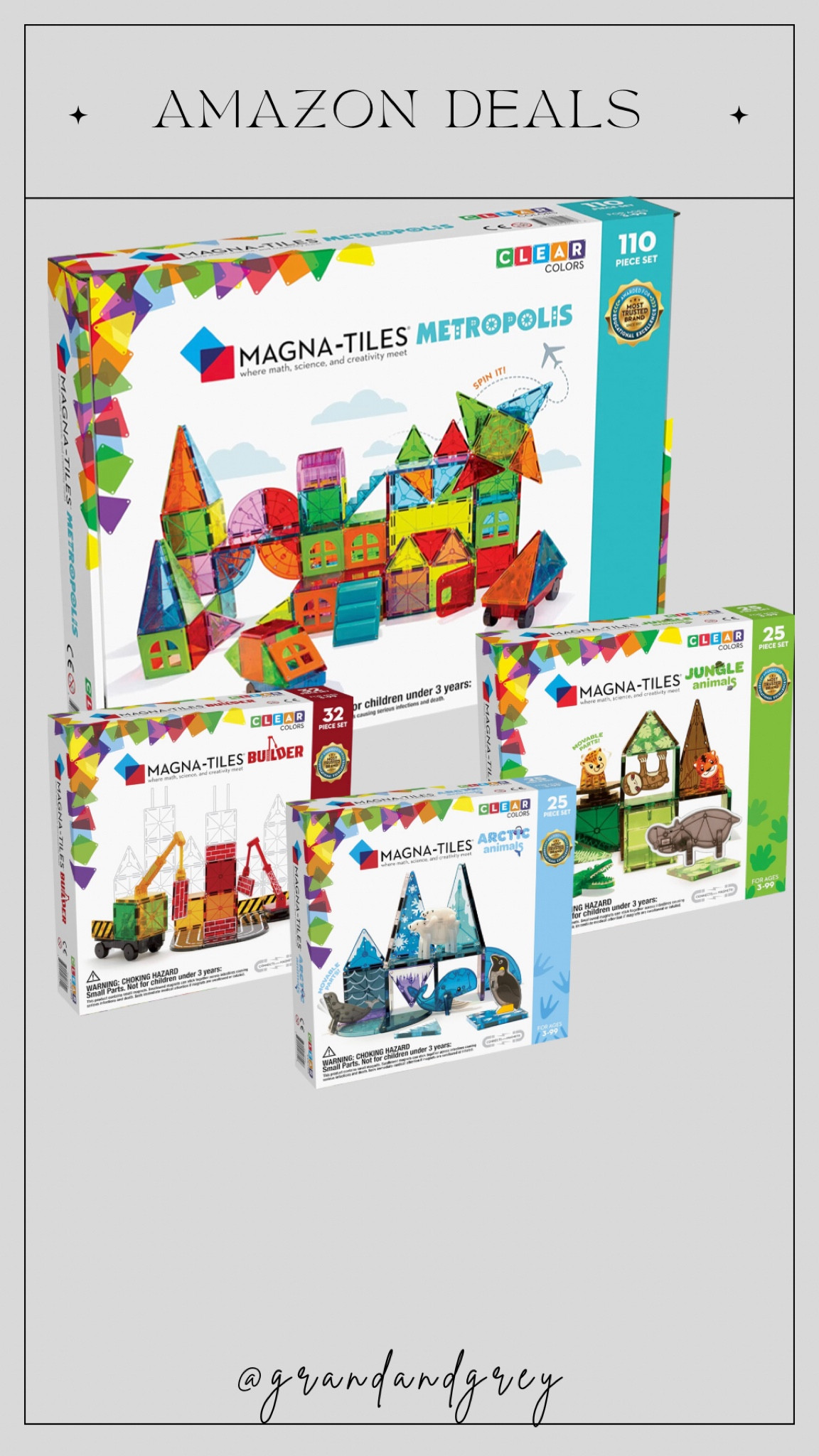 Magnatiles are one of our favorite toys! Still to this day all 4 kids play with them! 

#LTKkids #LTKHoliday #LTKsalealert