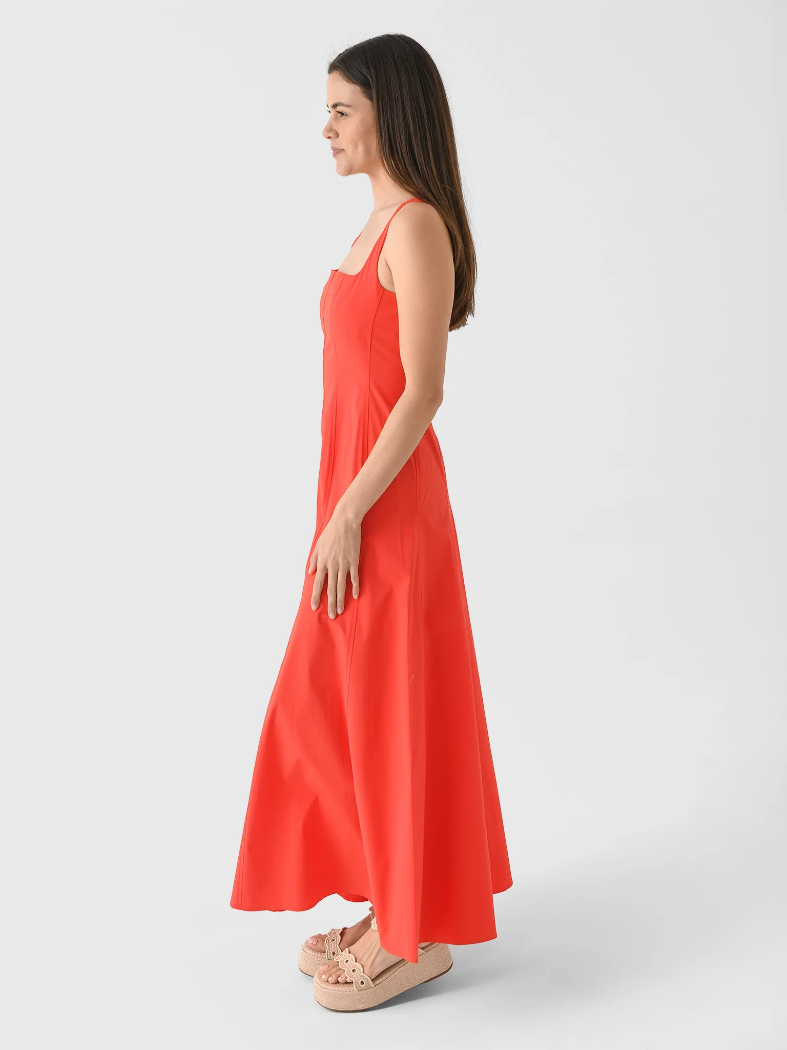 BONDI BORN
                      
                     Women's Avila Panelled Maxi Dress | Saint Bernard