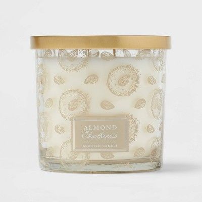 14oz Lidded Glass Candle Almond Shortbread - Threshold™ | Target