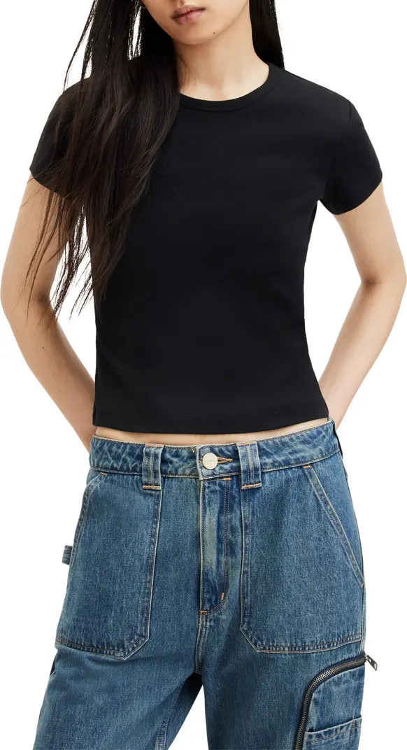 Stevie Cotton Crop T-Shirt | Nordstrom